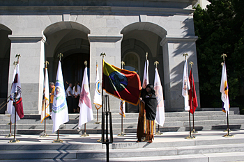 Tribal Flags Flown at the State Capitol – 46th Annual California Native American Day
