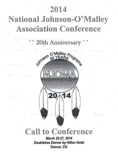 2014 National Johnson-O'Malley Association Conference