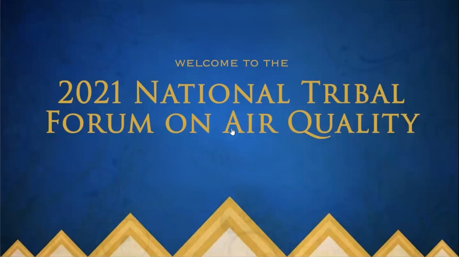 Logo of the 2021 National Tribal Forum on Air Quality