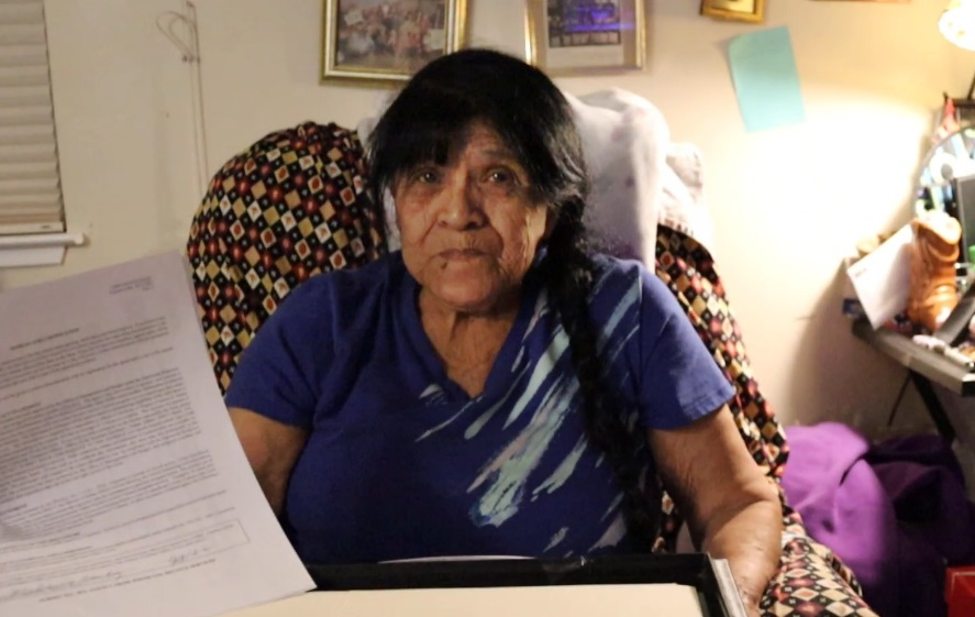 California Valley Miwok Tribal Elder forced by insidious BIA officials to stay her disenrollment