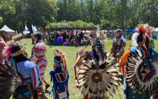 Colorful Alaskan Native American