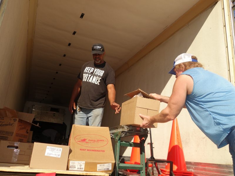 Specialist Ronald Buckman not only practices what he preaches but even wears his motto on his shirt and takes great caution to ensure that all of his distributions practice the utmost safety.