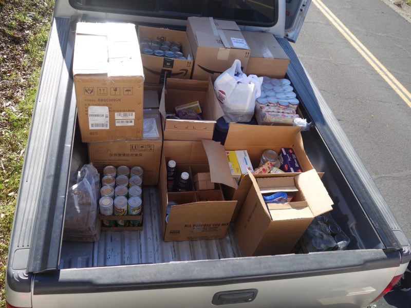 For those unable to attend this month the tribe would be making deliveries the following day. This month saw us almost at capacity.