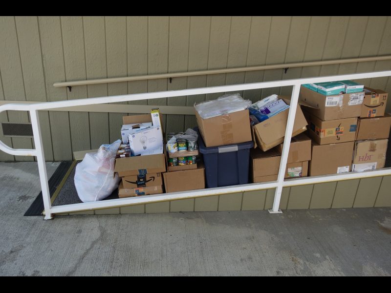 This month saw an overabundance of frozen meats and a large donation of light bulbs. The tribe is grateful for any type of donation as everything has a use.