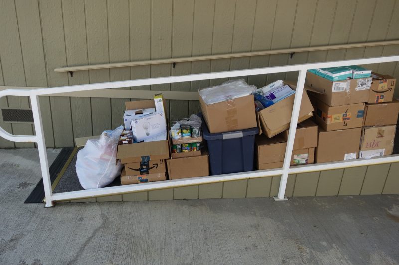 This month saw an overabundance of frozen meats and a large donation of light bulbs. The tribe is grateful for any type of donation as everything has a use.