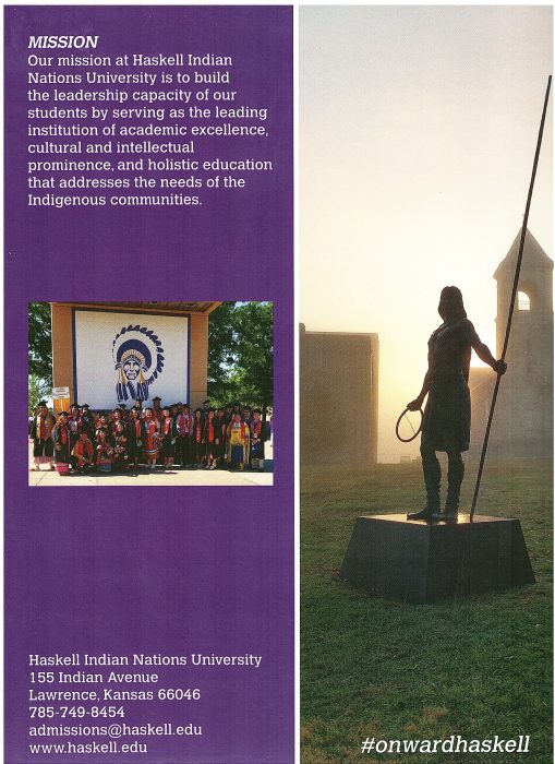 Haskell back pg_01 - Haskell University Higher Education Information