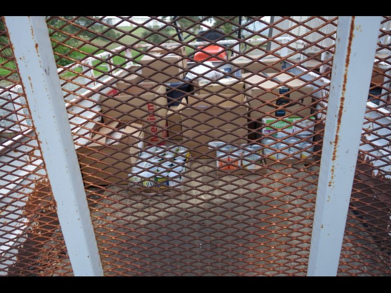 With the distribution over, the distributions that will have to be delivered were brought up to the tribal offices to be unloaded and delivered the following day. California Valley Miwok Tribe's staff delivering good supplies