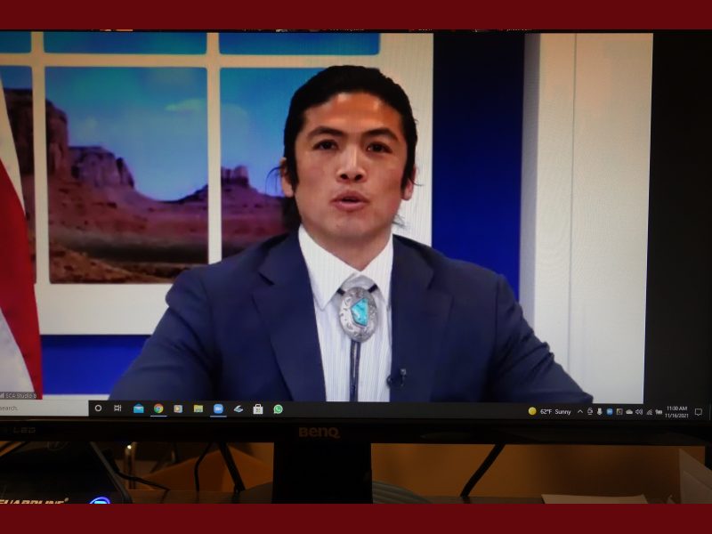 Administration official during White House Tribal Nations Summit 2021
