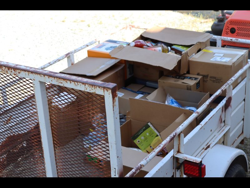 Much will have to be tribally delivered this month as part of the service the tribe provides. Seeing recipients faces personally upon delivery is worth all the effort. Goods to be delivered to Native tribes by the USDA Food Distribution.