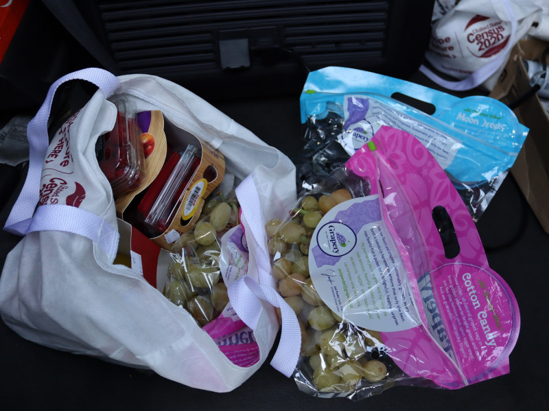 Just some of the various fruits that were included in this months delivery.