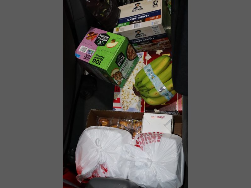 Along with grains, snacks and fruits was a very large order of Cantonese. Various foods to be delivered during December 2023 Food for Tribal Families Program.