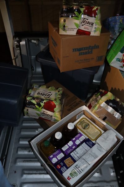 Additional boxes of foods and bottles drink's helping to compliment the
largest delivery of the year. Various foods to be delivered during December 2023 Food for Tribal Families Program.