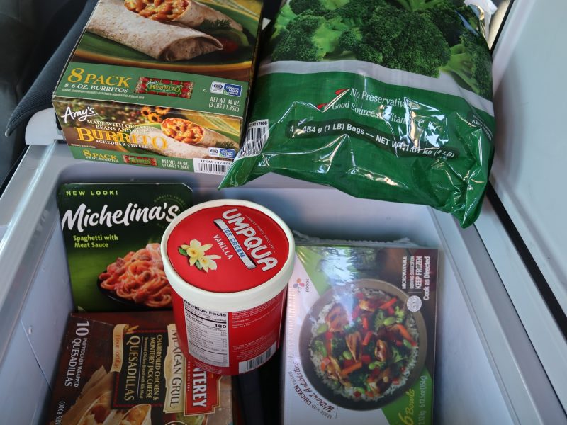 Quick meals, vegetables and desserts. Diverse foods to be delivered during the February 2024 Food For Tribal Families Program.