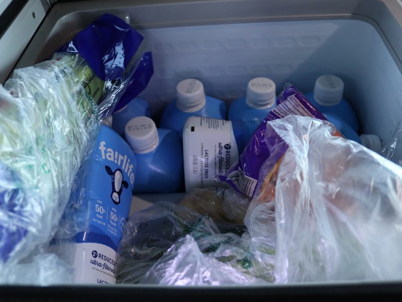 Wide array of more vegetables and high-end healthy milk.