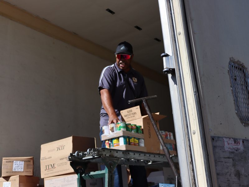 Near the end of the day and almost all distributions have been completed.