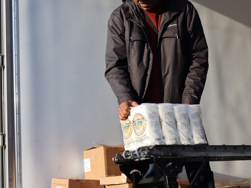 Last item of the day for a very large tribal citizen family that has much baking to do for the holidays.