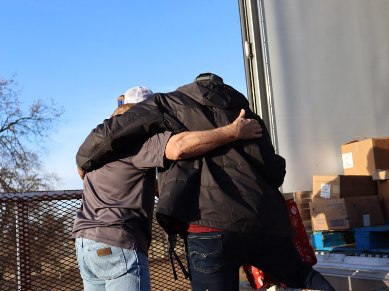 Tribal staff working with Assistant Director Ronald Buckman going on 16 years wish each other, their families and respective tribes a, (Very Merry Christmas and Happy New Year) during an exchanging of gifts.