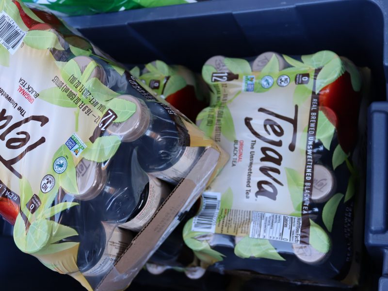 Teas are always a staple of deliveries.