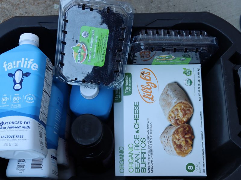 Various items from Costco and Food for Less. Thank you guys.