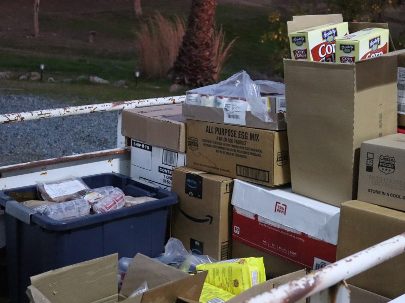 End of the day and there is much to put into tribal freezers until personal deliveries can be conducted over the following days.